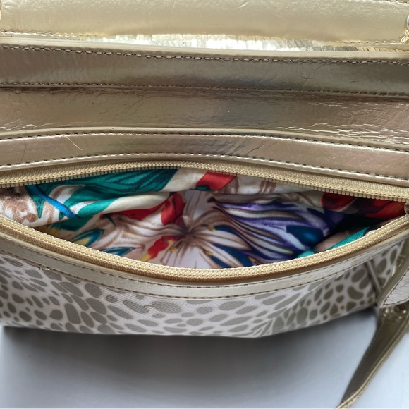 Vintage disco and animal print crossbody/top purse - Picture 3 of 8